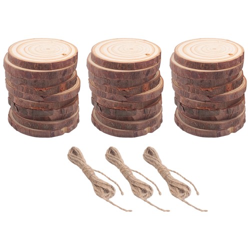 30pcs unfinished wood slices - 30pcs,
